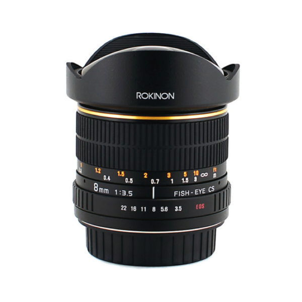Rokinon 8mm Fisheye Lens F3.5 (Canon EF Mount)