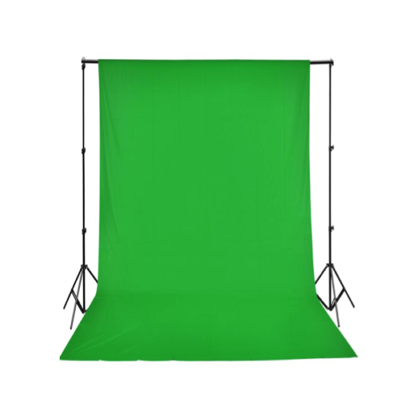Backdrop Chroma Key Green Cloth Screen 3m x 6m With Goal Posts