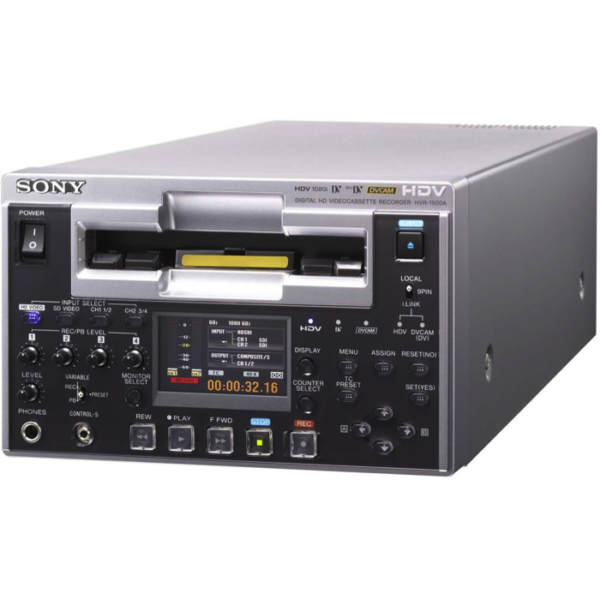 Sony HVR-1500 VTR Deck (DV, HDV & DVCAM Recorder)