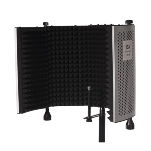Portable Vocal Booth With Floor Stand (Mic & Pop Shield NOT Included)
